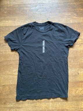 Slimfit Black Minimalist Tee